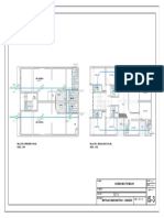 Vivienda Multifamiliar: Planta: Primer Nivel ESC: 1/50 Planta: Segundo Nivel ESC: 1/50