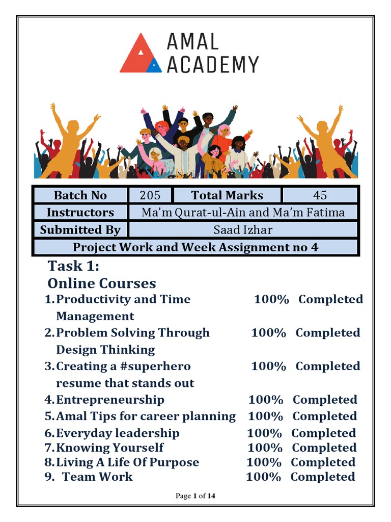 Online Courses & Skills Summary | PDF