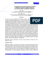 Full Paper DIAGNOSIS AND REMEDIATION OF SENIOR SECONDARY STUDENTS' COMMON LEARNING DIFFICULTIES