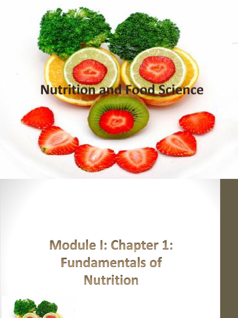 Fundamentals of Nutrition Overview | PDF | Nutrients | Calorie