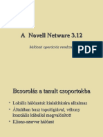 Hálózati Ismeretek - A Novell NetWare 3.12