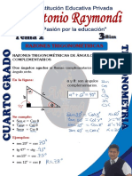 4to Capitulo 2 Trigonometria (Razones Trigonométricas de Ángulos Complementarios)