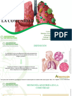 Neumonia La Comunidad: Adquirida en