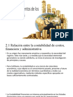 2.1 Relacion Entre La Contabilidad de Costos, Financiera y Administrativa.