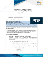 Guía de Actividades y Rúbrica de Evaluación - Fase 1 - Estructurar Conceptos Preliminares