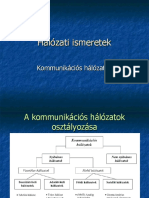 Hálózati Ismeretek - Kommunikációs Hálózatok