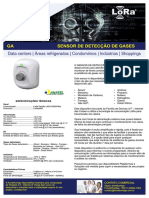 GA Sensor de Deteccao de Gases