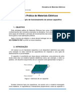 ATIVIDADE PRATICA - Materiais Eletricos - Sensor Capacitivo