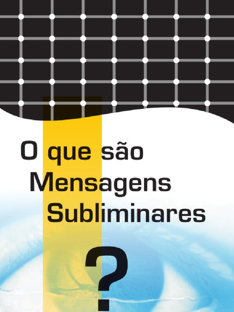 O Que São Mensagens Subliminares Valter José | PDF | Percepção | Brasil