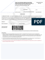 Indian Income Tax Return Verification Form: Form Itr-V Assessment Year 2021-22