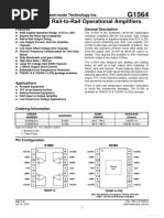 Quadruple Rail-to-Rail Operational Amplifiers: Global Mixed-Mode Technology Inc