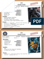 GCPD Criminal Record: Batman Bruce Wayne