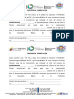 Formatos de Zonificacion