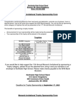 2021 Monarch Invitational Trophy Sponsorship Form