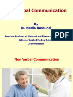 Non Verbal Communication: by Dr. Nadia Bassuoni