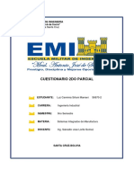 Cuestionario de Sistemas Integrados de Manufactura Industrial