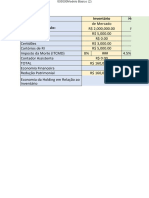 Diferença Financeira Entre HF e Inventário