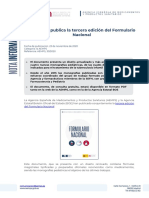AEMPS publica 3a edición Formulario Nacional