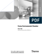 Environmental Chamber Model 3920 Owners Manual