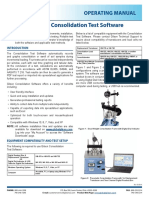 Manual Consolidation Data Acquisition Software