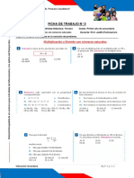 5 Ficha de Matematica Primer Ano