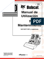 Manual Operacion Mantenimiento Minicargador s130 Bobcat