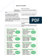 Uses of Do Vs Make: Tasks. Note, They Do Not Produce Any Physical