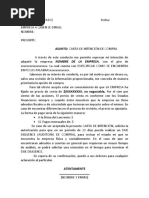 MODELO, LOI Carta Intencion de Compra | PDF