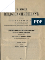 Em Swedenborg LA VRAIE RELIGION CHRETIENNE Tome Premier Numeros 1 462 LeBoysDesGuays 1878