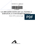 Xdoc - MX La Metaficcion en La Novela Espaola Contemporanea