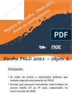 Guia para registro da escolha PNLD 2021 - Objeto 2
