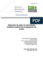 Deteccion de Daños en Una Estructura Mediante Analisis de Propagación de Ondas