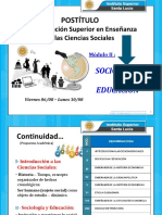 MODULO Sociologia y Educacion