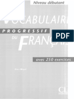 Vocabulaire Progressif Du Francais - Débutant (Livre +corrigés)