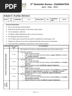 8 MYP Physics Sem 2 29 Apr 2015 v01