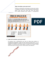 Códigos de señales, jalones y mediciones topográficas