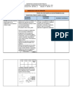 Esbozo Plan de Atención 4to Grado