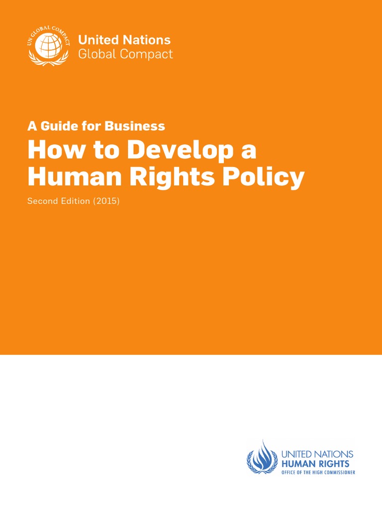How To Develop A Human Rights Policy: A Guide For Business | PDF ...