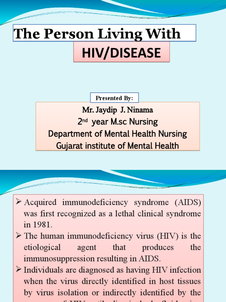 The Person Living With: Hiv/Disease Hiv/Disease | PDF | Hiv/Aids ...