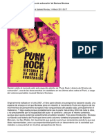 6448 Punk Rock Historia de 30 Anos de Subversion de Mariano Muniesa