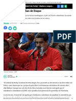 _El imbécil de Porky__ Maduro responde con insultos a cuestionadas pruebas de Duque