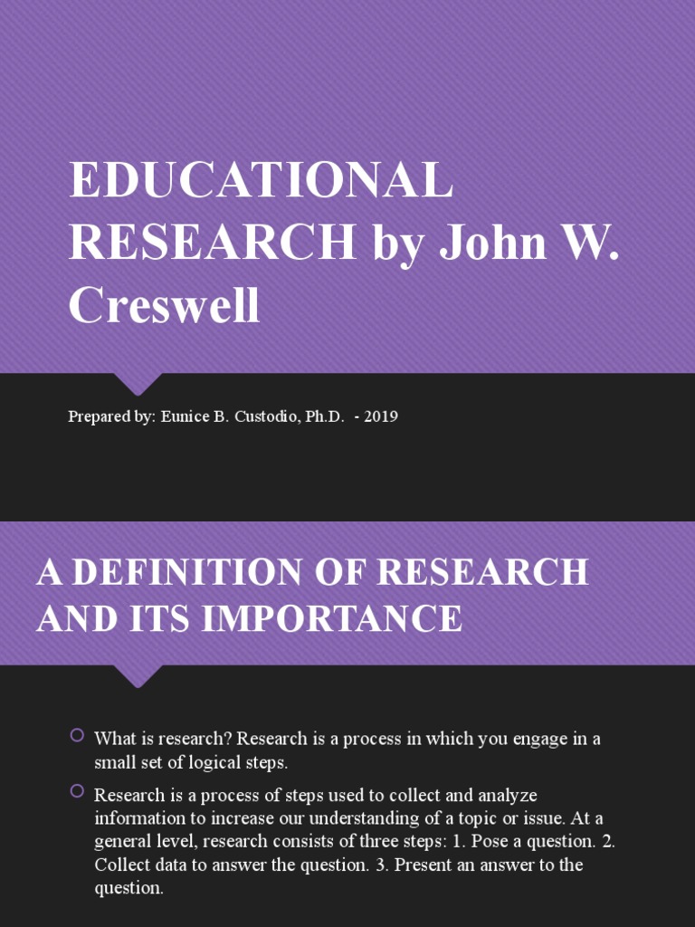 Understanding Educational Research Steps | PDF | Hypothesis | Dependent ...