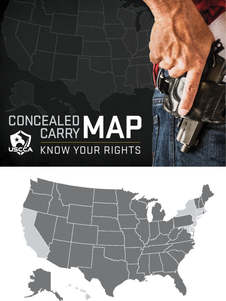 US Concealed Carry Map Guide | PDF | Concealed Carry In The United ...