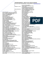 Vocabulary Math Formulas