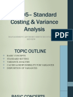Ms 05 - Standard Costing Variance Analysis
