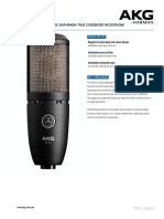 High-Performance Large Diaphragm True Condenser Microphone: Highlights