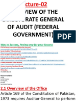 2 Settlement of Audit Objections