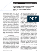 Development of Sustainable Engineered Cementitious Composites Using Recycled Concrete Aggregates - Feasibility Study Based On Mechanical Properties