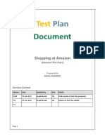 Test Plan Document - by ANJALI BHARATI