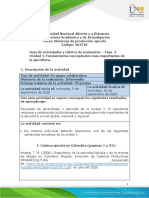 Guía de Actividades y Rúbrica de Evaluación - Fase 2 - Unidad 1 - Fundamentos Conceptuales Más Importantes de La Apicultura